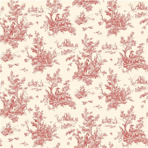Abbey Rose 4 Toile Wallpaper AB27657