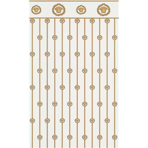 Versace VI Medusa Dado Panel Wallpaper 791311 Gold/Metallic