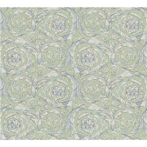 Versace VI Baroque Wallpaper 791351 Green/Blue