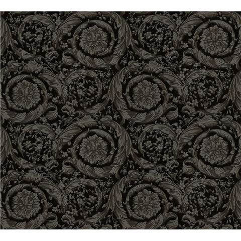 Versace VI Baroque Wallpaper 791352 Grey/Black