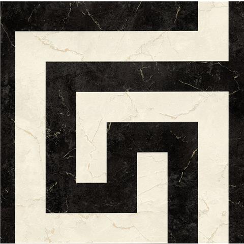 Versace VI Greek Key Wallpaper 79174-1 Black/White