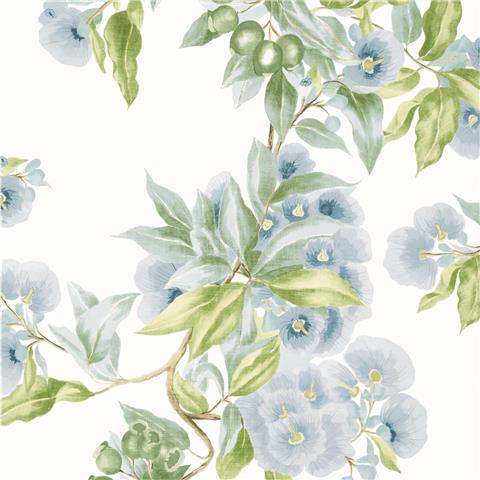 Anna French Devon Wallpaper Camellia Garden AT24549 Sky