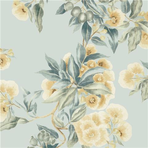 Anna French Devon Wallpaper Camellia Garden AT24552 Soft Gold