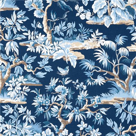 Anna French Devon Wallpaper Elwood AT24563 Navy