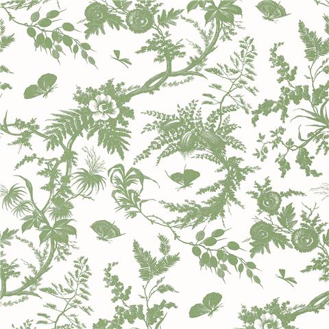 Anna French Bristol Wallpaper Newlands Toile AT57836 Green