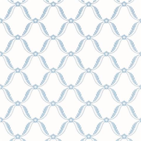 Anna French Bristol Wallpaper Tate Trellis AT57881 Soft Blue