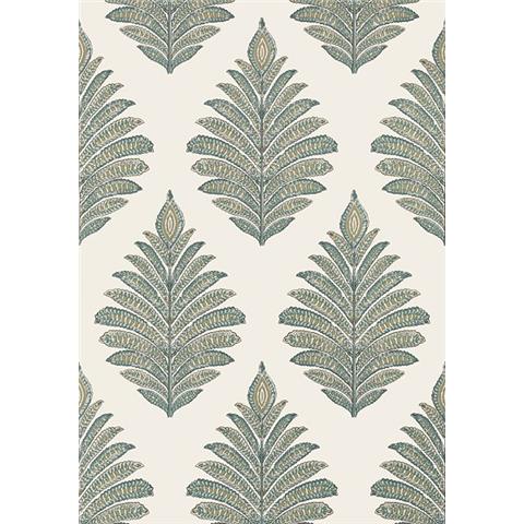 Anna French Palampore Wallpaper Collection-palampore Leaf AT78723