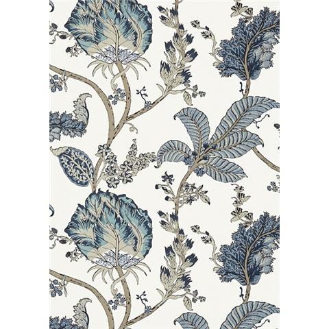 Anna French Palampore Wallpaper Collection-Kalamkari Vine AT78738