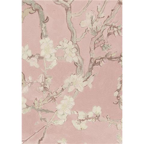Van Gogh III Almond Blossom Wallpaper 5024292 Pink