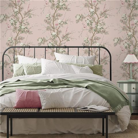 Belgravia Moda Bridget Floral Wallpaper 753 Blush