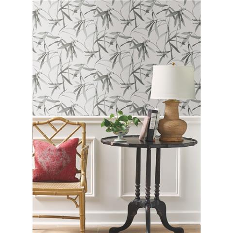 Black and White Resource Bamboo Ink Wallpaper BW3841