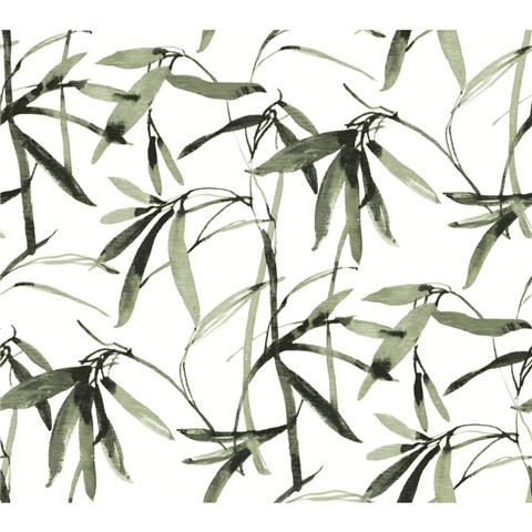 Black and White Resource Bamboo Ink Wallpaper BW3842