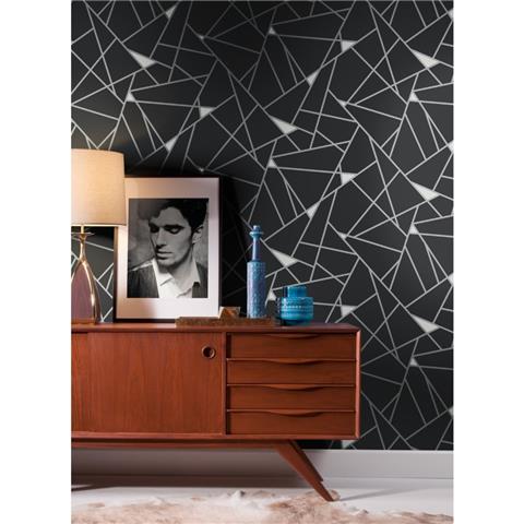 Black and White Resource Prismatic Wallpaper BW3985