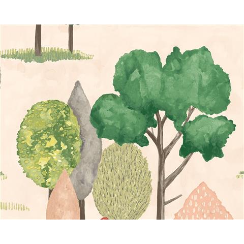 Ohpopsi Concept Wallpaper Tall Trees CEP50136 Powder Puff