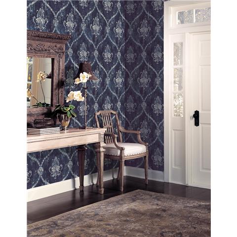 Galerie Classic Silks 4 Vinyl Wallpaper Regal Damask CI38252 p1