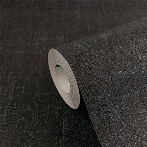 Cosma Living by Cosmopolitan Plain Texture Wallpaper CL65298 Black P95