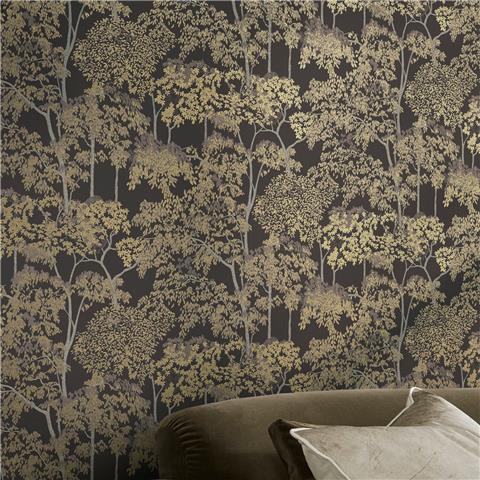 GRAHAM AND BROWN Allurium WALLPAPER Idyll Tree 142065 Elderton
