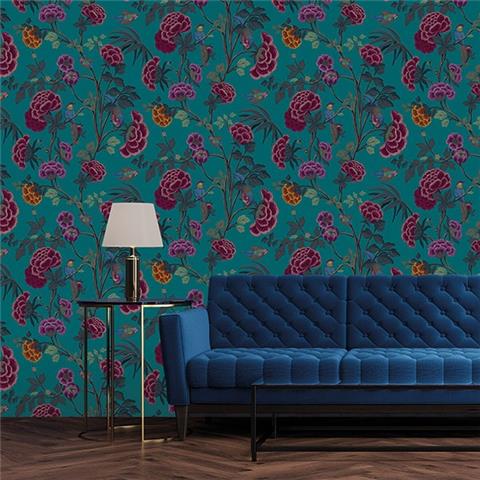 Galerie Luxe Floral wallpaper BO23243 p1