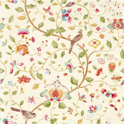 Sanderson Arboretum Wallpaper April's Garden 217238 Olive/mulberry