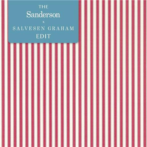 Sanderson Arboretum Wallpaper Pinetum Stripe 217253 Mulberry