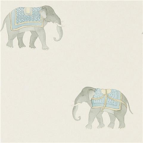 Sanderson Art of the Garden Wallpapers India Elephant 216332