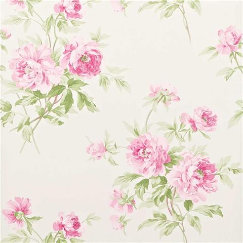 SANDERSON ONE SIXTY WALLPAPERS Adele DCAVAD104 Raspberry/Ivory