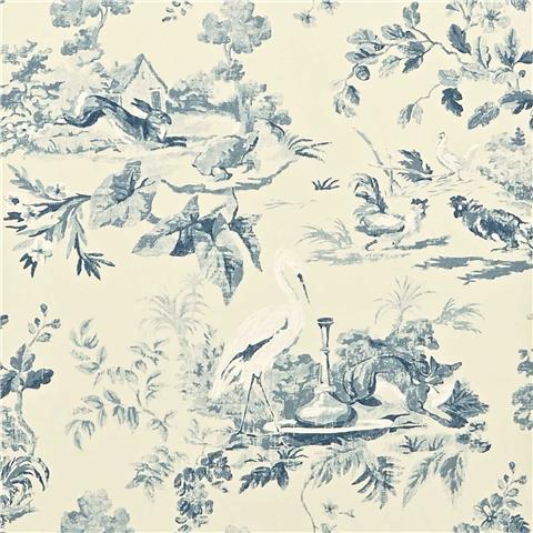 SANDERSON ONE SIXTY WALLPAPERS Aesopes Fables DCAVAE103 Blue