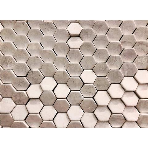 DESIGN WALLS illusion MURAL hexagon surface 2 (350CM WIDE X 255CM HIGH)