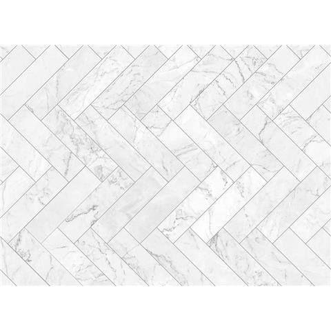 DESIGN WALLS illusion MURAL marble tiles (350CM WIDE X 255CM HIGH)