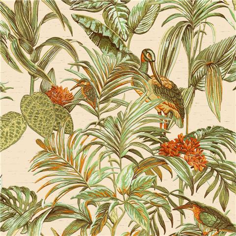 design id Wallstitch Wallpaper Exotic Floral DE120013