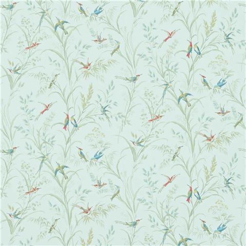 Sanderson Country Woodland Wallpaper Tuileries 214082 Sage/Multi