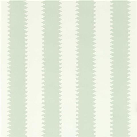 Sanderson x Giles Deacon Wallpaper Aperigon parade 217301 Celadon