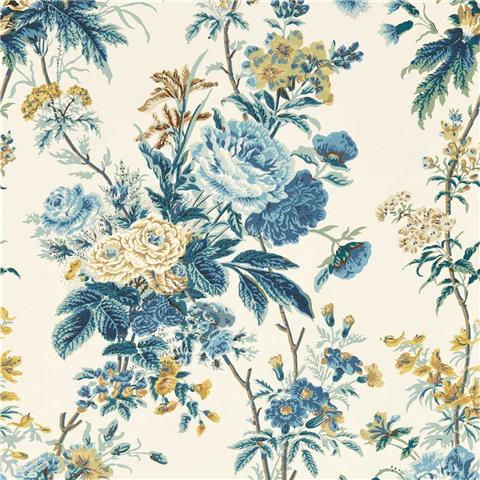 Sanderson x Giles Deacon Wallpaper lakeland paradis 217304 Poppijay/Lion