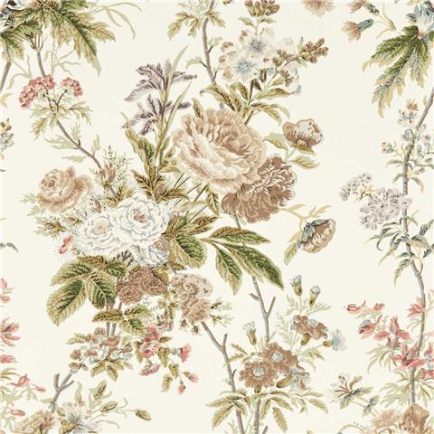 Sanderson x Giles Deacon Wallpaper lakeland paradis 217306 walnut