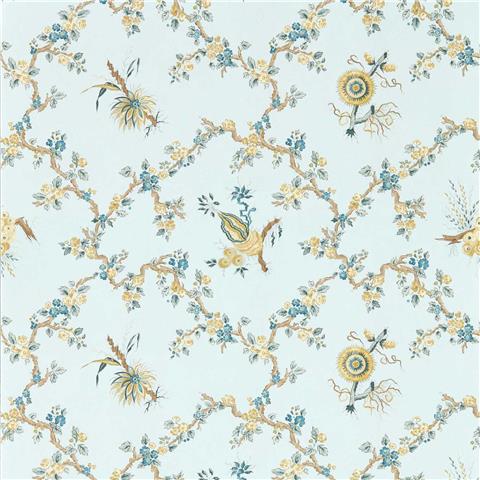 Sanderson x Giles Deacon Wallpaper Trelliage 217322 Primrose/Danbury