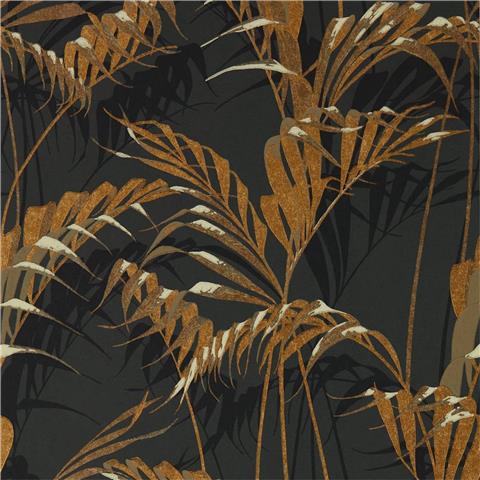 Sanderson Glasshouse Wallpaper Palm House 216641 Charcoal