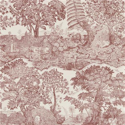 Sanderson Highgrove Toile Wallpaper 217478 Oak
