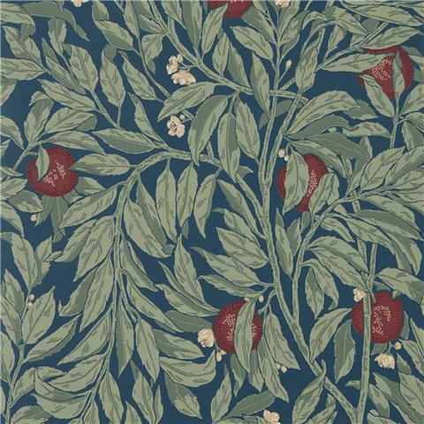 Sanderson Highgrove Wallpaper Ancient Apple Orchard 217495 Midnight