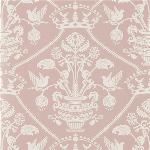 Sanderson Highgrove Damask Wallpaper 217504 rose
