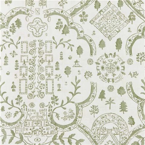 Sanderson Highgrove Wallpaper Topiary View 217511 Thyme