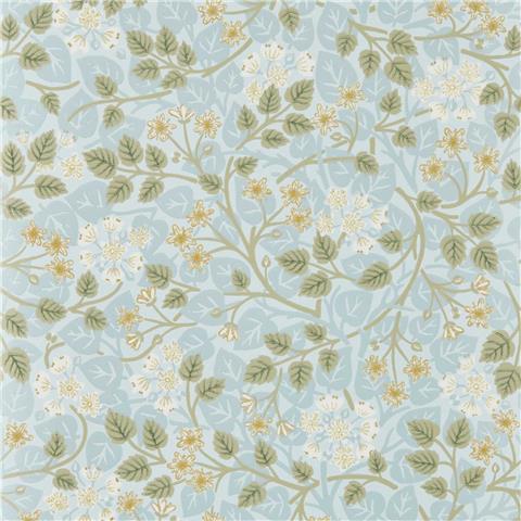 Sanderson Highgrove Wallpaper Silver Lime 217517 Mineral/Gooseberry