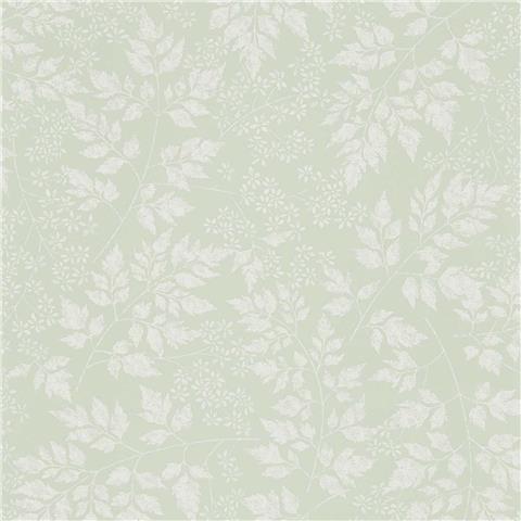 Sanderson Country Woodland Wallpaper Spring leaves 216372 Celadon