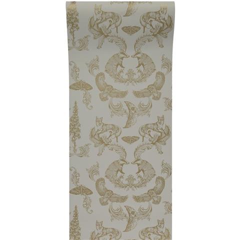 Graduate Collection Wallpaper Dipped in Moonlight Gold/Cream