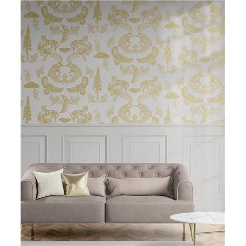 Graduate Collection Wallpaper Dipped in Moonlight Gold/Cream