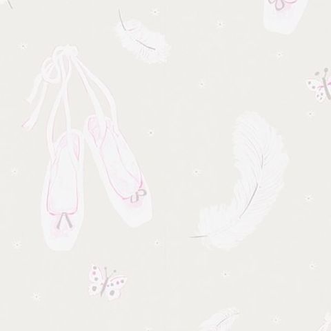 Little Sanderson Abracazoo Wallpaper-Ballet Shoes 214021