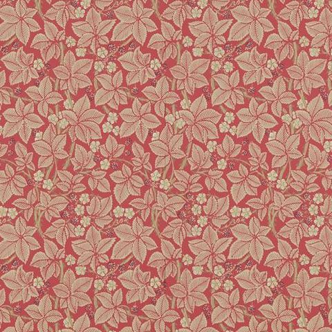 Morris & Co Wallpaper-Bramble 214697 Red