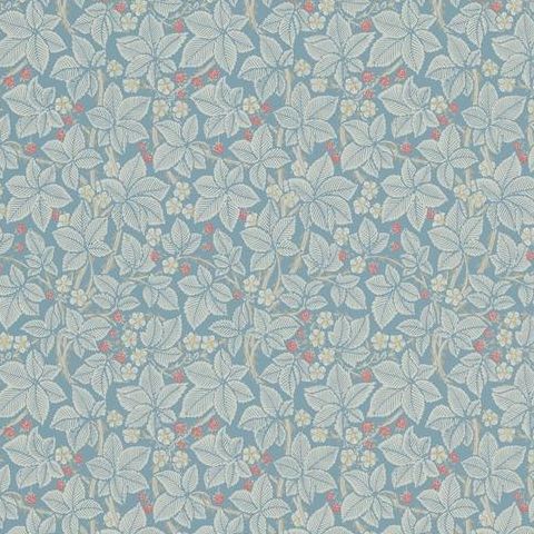 Morris & Co Wallpaper-Bramble 214698 Pale Blue