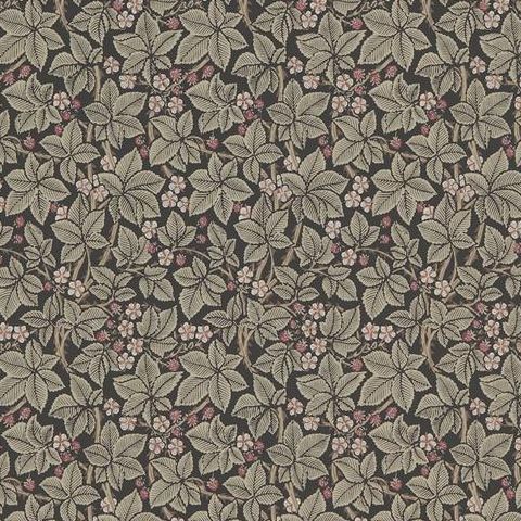 Morris & Co Wallpaper-Bramble 214699 Charcoal