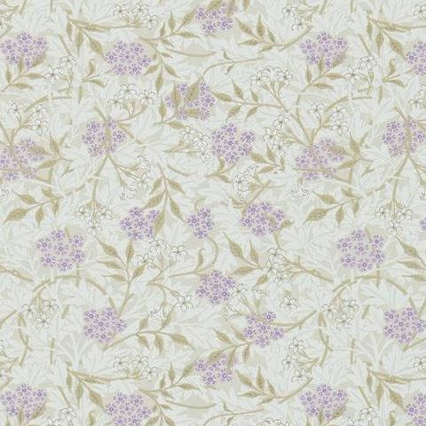 Morris & Co Wallpaper-Jasmine 214723 Lilac/Olive