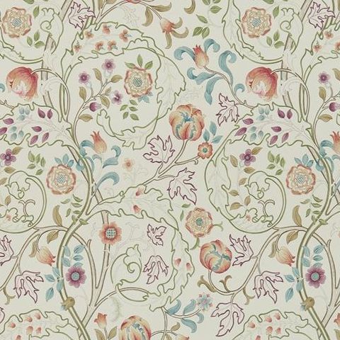 Morris & Co Wallpaper-Mary Isobel 214729 Rose/Artichoke